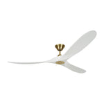 Burnished Brass with Matte White Blades