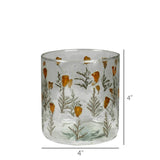 Tiny Flower Hurricane, Glass - Sm