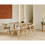 Featuring Geometric Oak Round Dining Table by Ethnicraft at Amethyst Home. In the Geometric collection, shapes intersect in unexpected ways, creating playful contrasts with light and shadow at every angle. Inspired by the bestselling side table, the round Geometric dining table makes a practical statement.Weight : 128 lbs Dimensions: 59.5" W x 59.5" L x 3.  Amethyst Home provides interior design, new home construction design consulting, vintage area rugs, and lighting in the Alpharetta metro area.