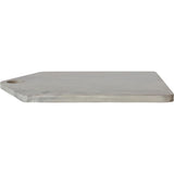 Creative Co-Op Mango Wood Cheese/Cutting Board with Handle, Whitewashed