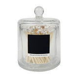 Glass Jar with Lid & 120 Wooden Matches
