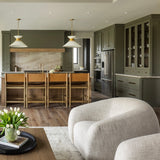 Channing Yuma Cream Swivel Chair | ready to ship!  (Lifestyle View)