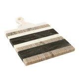 Stripe Marble Board with Handle