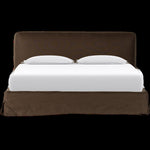 Aidan Brussels Coffee Slipcover Bed Four Hands-moodboard