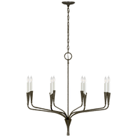 Featuring Aiden 40" Single Tier Chandelier Aged Iron by Visual Comfort at Amethyst Home. Illuminate your space with the Aiden 40" Single Tier Chandelier. Featuring a sophisticated aged iron finish and a single tier design, this chandelier adds an elegant touch to any room. Perfect for creating a luxurious ambiance with its warm, alluring light. Bring a touch of sophistication to your. Amethyst Home provides interior design, new construction, custom furniture, and area rugs in the Austin metro area