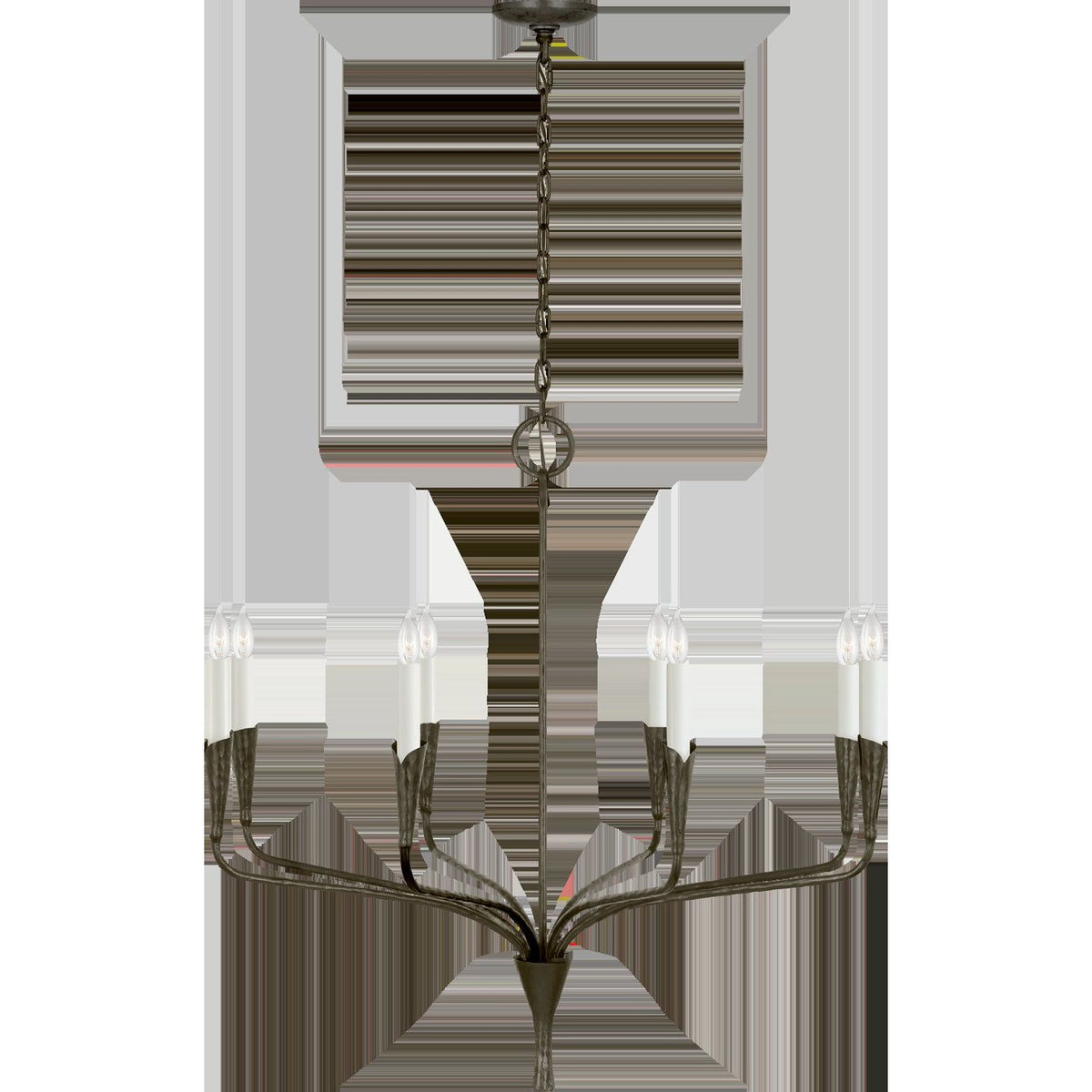 Aiden 40" Single Tier Chandelier Aged Iron | shipping 12/06/2025