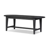 Featuring Alfie Black Pine Dining Table by Four Hands at Amethyst Home. Expertly crafted from black pine, the Alfie Dining Table is a sleek and sophisticated addition to any dining room. With its sturdy design and clean lines, this table provides a stylish and functional space for entertaining. Elevate your dining experience with the Alfie Black Pine Dining Table.
Overall Dimensions:. Amethyst Home provides interior design, new construction, custom furniture, and area rugs in the Austin metro area