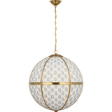 Allister 24" Framed Globe Chandelier