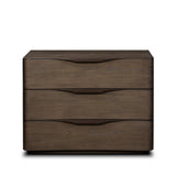 Amiro Nightstand - Tumble Brown Ash Veneer | shipping 09/25/2026