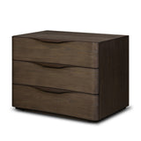 Amiro Nightstand - Tumble Brown Ash Veneer | shipping 09/25/2026