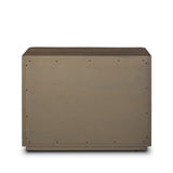 Amiro Nightstand - Tumble Brown Ash Veneer | shipping 09/25/2026