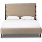 Featuring Anderson Palm Ecru Bed by Four Hands at Amethyst Home. Elevate your bedroom with the Anderson Palm Ecru Bed. This stunning bed will add a touch of elegance and sophistication to your space. Crafted with attention to detail, it promises both style and comfort. Upgrade your bedroom with this luxurious addition.
KingOverall Dimensions: 81.50"w x 85.00. Amethyst Home provides interior design, new home construction design consulting, vintage area rugs, and lighting in the Portland metro area.