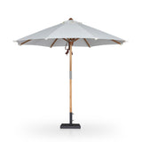 Baska Outdoor Round Umbrella - Fine Sanded Teak-Fsc / Arashi Salt - Arashi Salt | shipping 07/31/2026