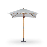 Baska Outdoor Rectangular Umbrella - Fine Sanded Teak-Fsc / Arashi Salt - Arashi Salt | shipping 10/10/2026