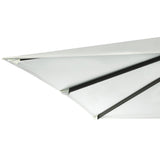 Baska Outdoor Rectangular Umbrella - Bronze Stainless Steel / Arashi Salt - Arashi Salt | shipping 10/25/2026