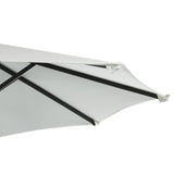 Baska Outdoor Round Umbrella - Bronze Stainless Steel / Arashi Salt - Arashi Salt | shipping 10/25/2026