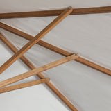 Baska Outdoor Rectangular Umbrella - Fine Sanded Teak-Fsc / Arashi Salt - Arashi Salt | shipping 10/10/2026