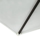 Baska Outdoor Rectangular Umbrella - Bronze Stainless Steel / Arashi Salt - Arashi Salt | shipping 10/25/2026