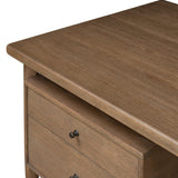Archer Desk - Toasted Brown Oak Veneer | shipping 09/15/2026