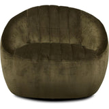 Audie Surrey Olive Swivel Chair  Four Hands