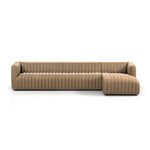 Featuring Augustine Palermo Drift 2-Piece Sectional by Four Hands at Amethyst Home. A dramatically channeled sofa in a palermo top-grain leather offers a mature, clean look inspired by modern menswear. Two-piece sectional with right arm-facing chaise, perfectly sized for smaller spaces.Left ChaiseOverall Dimensions: 126.00"w x 64.00"d x 26.50"hWeight: 189.59 lbsRight ChaiseOver. Amethyst Home provides interior design, new construction, custom furniture, and area rugs in the Laguna Beach metro area