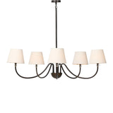 Aurine Chandelier - Dark Bronze Iron | shipping 12/10/2026