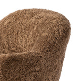Aurora Swivel Chair - Amber Shearling