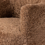 Aurora Swivel Chair - Amber Shearling
