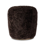 Aurora Swivel Chair - Cocoa Shearling