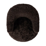 Aurora Swivel Chair - Cocoa Shearling