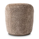 Aurora Swivel Chair - Taupe Shearling | shipping 09/15/2026