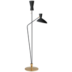 Featuring Austen Large Dual Function Matte Black Floor Lamp by Visual Comfort at Amethyst Home. The mid-century modern Austen by AERIN elegantly blends different geometric shapes into streamlined, versatile pieces meant to illuminate various interiors, adjustable for an entire room or focused on a tabletop or desk.
Overall Dimensions: 14" L x 14" W x 70.25" H
Weight: 24 lbs.. Amethyst Home provides interior design, new construction, custom furniture, and area rugs in the Des Moines metro area