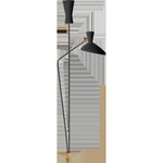 Austen Large Dual Function Matte Black Floor Lamp  Visual Comfort