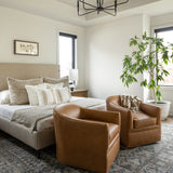 Anderson Palm Ecru Bed