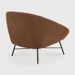 Featuring Barrow Copper Lounge Chair by Ethnicraft at Amethyst Home. Seeking its inspiration from the 50s, the Barrow lounge chair has an irresistible vintage vibe. The lightness of the metal foot base teamed with premium upholstery are a timeless addition to any space. Let yourself melt into the warm embrace of this incredibly comfortable chair.Weight : 42 lb Dimensions: 31.5 in. Amethyst Home provides interior design, new construction, custom furniture, and area rugs in the Des Moines metro area