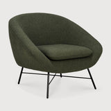 Featuring Barrow Pine Green Lounge Chair by Ethnicraft at Amethyst Home. Seeking its inspiration from the 50s, the Barrow lounge chair has an irresistible vintage vibe. The lightness of the metal foot base teamed with premium upholstery are a timeless addition to any space. Let yourself melt into the warm embrace of this incredibly comfortable chair.Weight : 42 lb Dimensions:. Amethyst Home provides interior design, new construction, custom furniture, and area rugs in the Salt Lake City metro area