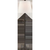 Bates Large Sculpted Floor Lamp - Aged Iron  Visual Comfort