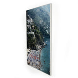 Beach In Positano by Slim Aarons - White Maple