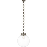 Bellamy 1 Light Statement Chain 16" Globe Chandelier