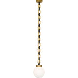 Bellamy 1 Light Statement Chain 8" Globe Chandelier