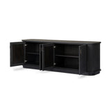 Berlin Media Console - Black Linen
