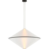 Bicono 38 Pendant - Nightshade Black