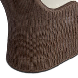 Blaire Outdoor Dining Chair - Tanned Weave - Vergo Cream