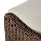 Blaire Outdoor Dining Chair - Tanned Weave - Vergo Cream