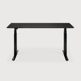 Featuring Bok Black Us Oak Black Adjustable Desk by Ethnicraft at Amethyst Home. The Bok adjustable desk was designed with the importance of health and good posture in mind. The motorised system in its legs allows the tabletop to be elevated to the height of your liking. That way, you can easily switch between sitting and standing throughout the workday. Choose between white or bl. Amethyst Home provides interior design, new construction, custom furniture, and area rugs in the Nashville metro area