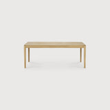 Featuring Bok Oak Rectangular Extendable Dining Table by Ethnicraft at Amethyst Home. Reminiscent of a goat's curved horns, the Bok collection combines sculptural elegance and contemporary crafting into a graceful and airy form. The signature Bok table made extendable to bring even more people together. Its airy shape yet rock-solid construction makes this solid oak extendable dinin. Amethyst Home provides interior design, new construction, custom furniture, and area rugs in the Houston metro area