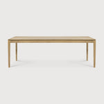 Featuring Bok Oiled Oak Dining Table by Ethnicraft at Amethyst Home. Just like its matching chair, the Bok dining table has become one of our signature designs. Its airy shape yet rock solid construction make this piece a timeless and remarkable design to enjoy for years to come.Collection : BokComfortably seats up to : 10 peopleExtendable : NoFinish : OiledMain Material : OakShape . Amethyst Home provides interior design, new construction, custom furniture, and area rugs in the Houston metro area