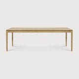 Featuring Bok Oiled Oak Dining Table by Ethnicraft at Amethyst Home. Just like its matching chair, the Bok dining table has become one of our signature designs. Its airy shape yet rock solid construction make this piece a timeless and remarkable design to enjoy for years to come.Collection : BokComfortably seats up to : 10 peopleExtendable : NoFinish : OiledMain Material : OakShape . Amethyst Home provides interior design, new construction, custom furniture, and area rugs in the Houston metro area