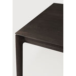 Featuring Bok Varnished Oak Brown Dining Table by Ethnicraft at Amethyst Home. Just like its matching chair, the Bok dining table has become one of our signature designs. Its airy shape yet rock solid construction make this piece a timeless and remarkable design to enjoy for years to come.Collection : BokExtendable : NoFinish : VarnishedFloor Protector : YesMain Material : Oa. Amethyst Home provides interior design, new construction, custom furniture, and area rugs in the Salt Lake City metro area