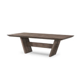 Bonham Dining Table 94" - Grey Rustic Oak Veneer | shipping 12/25/2026